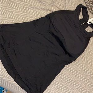 Lululemon high neck black top size 4